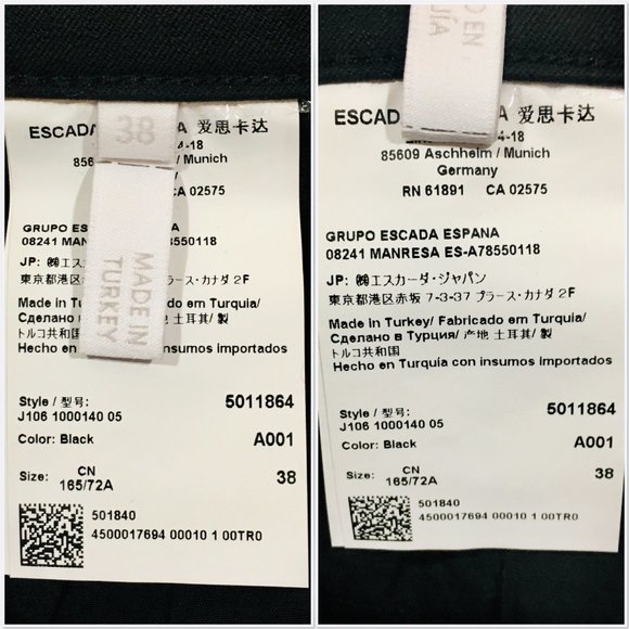 Escada Ankle Jeans in Black - NEW - Picture 13 of 14